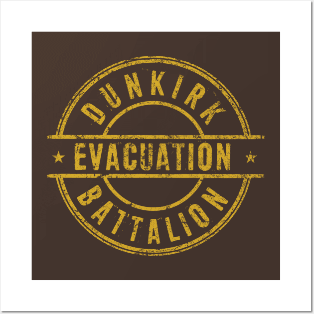 Dunkirk Evacuation Battalion Wall Art by MindsparkCreative